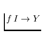 $f\: I \to Y$